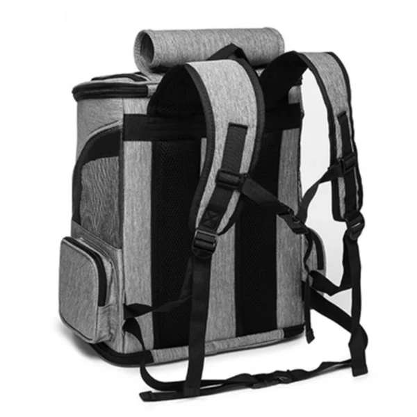 Pet Travel Trolley Bag Draw Bar Pet Stroller Travel Carrier Cat Backpack Cage Adjustable Detachable Expandable Carrying Backpack - Image 5