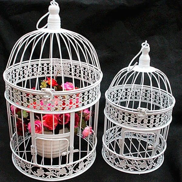 Modern Metal Bird Cage European Wrought Iron Bird Cage Wedding Decoration Flower Cage Ornaments Flower Pot Succulent Bird Cage - Image 3