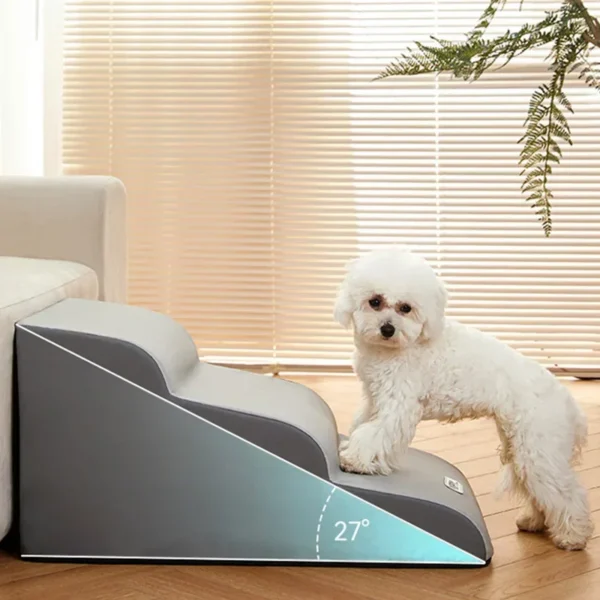 Dog House Dog Stairs Pet 2/3 Steps Stairs for Small Dog Cat Pet Ramp Ladder Anti-slip Removable Dogs Bed Stairs Pet Supplies - Image 3
