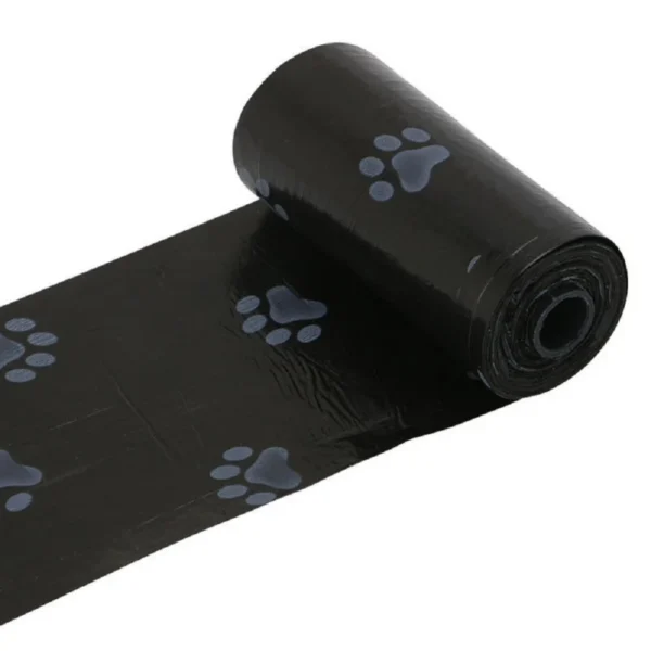 5pcs Paw Printing Pet Garbage Bag Dog Poop Bag Garbage Bags Doggie Outdoor Home Clean Refill Garbage Bag - Image 4