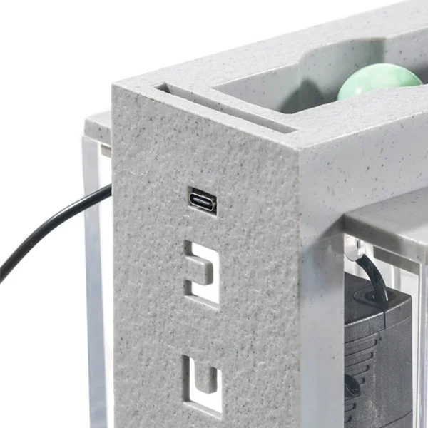 Mini Aquarium Fish Tank Kit Multi-functional Creative Filter USB Silent Water Circulation Office Desktop Home Furnishings - Image 4