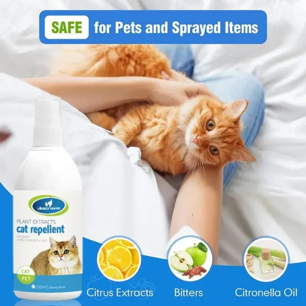 Cat Deterrents Spray Pet Training Spray To Discourage Clawing 150ml Cat Repellent Indoor For Cat Scratch Deterrents Training Aid - Image 5