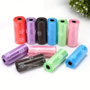 3/1pack Thick Leak-Proof Dog Poop Bags for Outdoor Walks, Polyethylene Material, Animal Waste Disposal,random Color