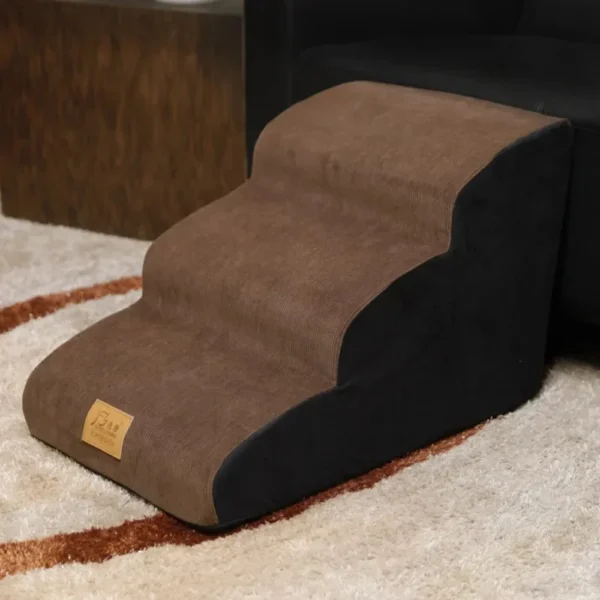 Pet Stairs for Small To Medium Dogs and Cats FourLayer Easy Access Bed Ladder Durable Kitten and Puppy Ramp Indoor Furniture - Image 2