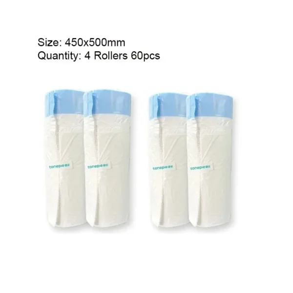 Litter & Housebreaking Original Cat Litter Box Trash Bag 2/4 Rollers Pet Automatic Cat Litter Box Poop Bag 1 Roller 15 Pc Bag - Image 6