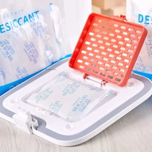 Smart Feeder Desiccant for Cat Dog Pets Smart Automatic Feeder Cat Bowl Dog Litter & Housebreaking Sandboxes for Cat - Image 2