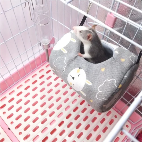 Soft Guinea Pig Bed Cage For Hamster Mini Animal Mice Rat Nest Bed Hamster House Small Pets Product - Image 2