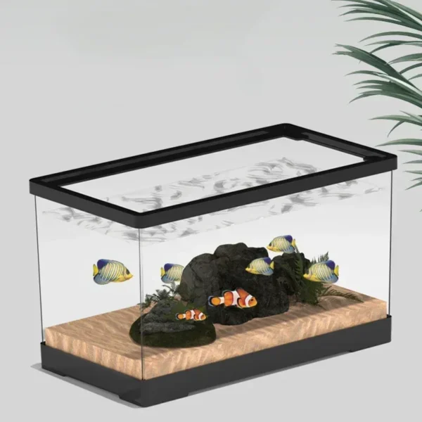High Quality Acrylic Fish Tank Plastic PET Anti Drop Fish Tank High-definition Transparent Aquarium Landscape Decoration - Image 3