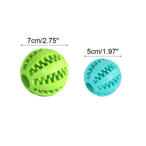 Dog Toy Ball Interactive Rubber Balls Puppy Chewing Toys Pet Tooth Cleaning Ball Cats Pets Food Treat Feeder Silicone Balls Toy - Image 6