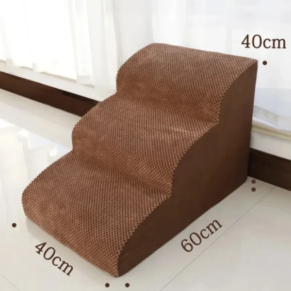 Pet Stairs for Small To Medium Dogs and Cats FourLayer Easy Access Bed Ladder Durable Kitten and Puppy Ramp Indoor Furniture - Image 4