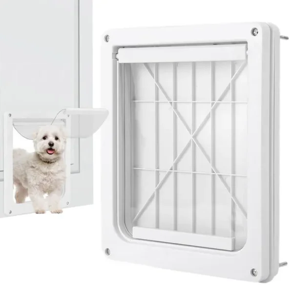Dog Door Transparent Flap Lightweight Weatherproof Doors Pet Safe Dog Tunnel For Small Medium Large Dogs Home Pet accessories