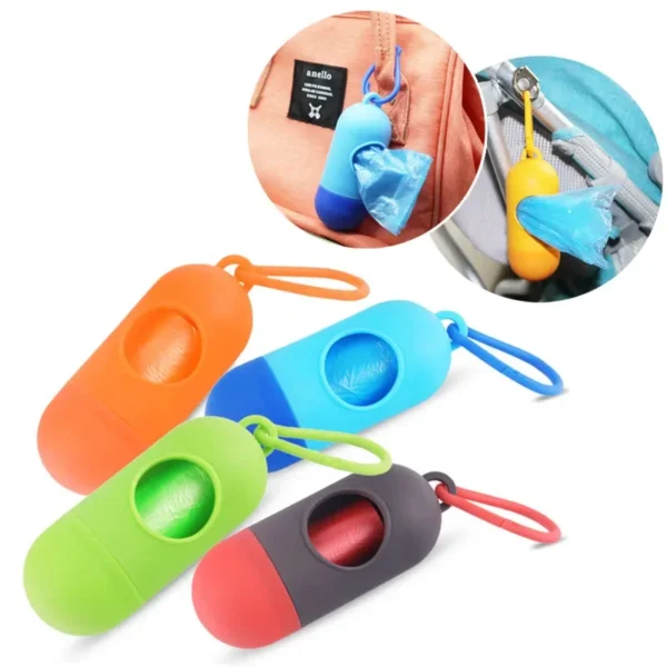 Bag Trash Sack Case Puppy for Walking Travel Cat Litter Carrier Pet Waste Bag Holder Garbage Storag Box Dog Poop Bags Dispenser - Image 2
