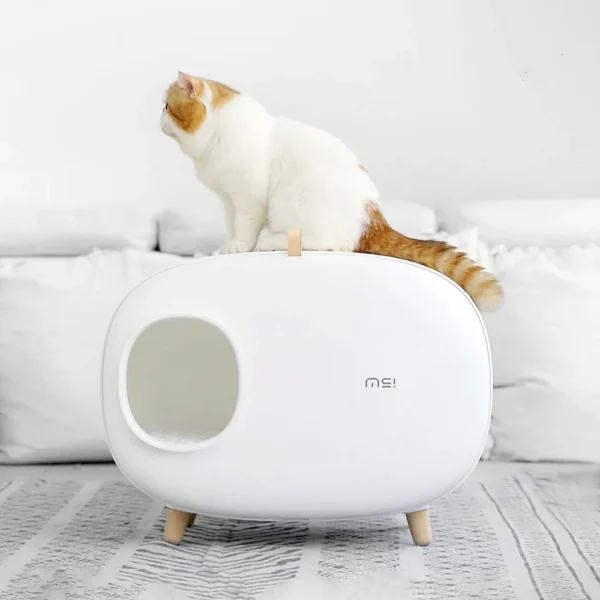 Biotoilet Petkit Products for Cats Dog Litter & Housebreaking Arjanuary for Cats Katzenklo Sandbox Box Toilet Tray