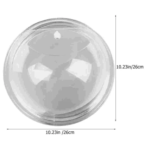 3D Acrylic Fish Bowl Plant Pot Wall Mounted Hanging Aquarium Transparent Round Flower Plant Vase Home Decoration - Image 6