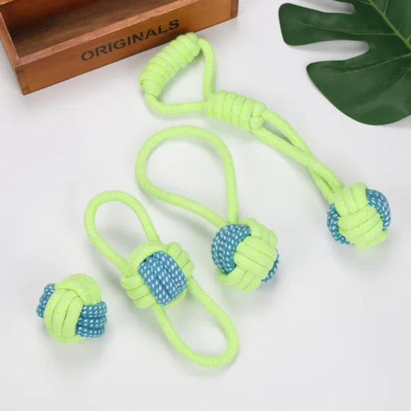 Pet Dog Toys for Large Small Dogs Toy Interactive Cotton Rope Mini Dog Toys Ball for Dogs Accessories Toothbrush Chew Puppy Toy - Image 5