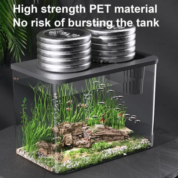 Transparent Turtle Tank Aquarium Fish Bowl Small Aquarium Fish Tank Kit Multifunctional Office Desktop Home Ornaments Decor 2024 - Image 4