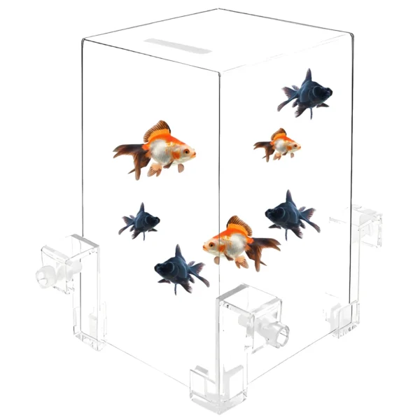 Creative Aquarium Negative Pressure Fish Tank Ecological Aquarium Landscape Decoration Small Fish Tank Fish Tank Bowl Isolation - Image 5