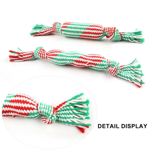 Puppy Pet Toy Puppy Kitten Teeth Grinding Toy for Anxiety Relief Super Soft Bite-resistant Candy-shaped Pet Dog Toy Pet Chew - Image 3
