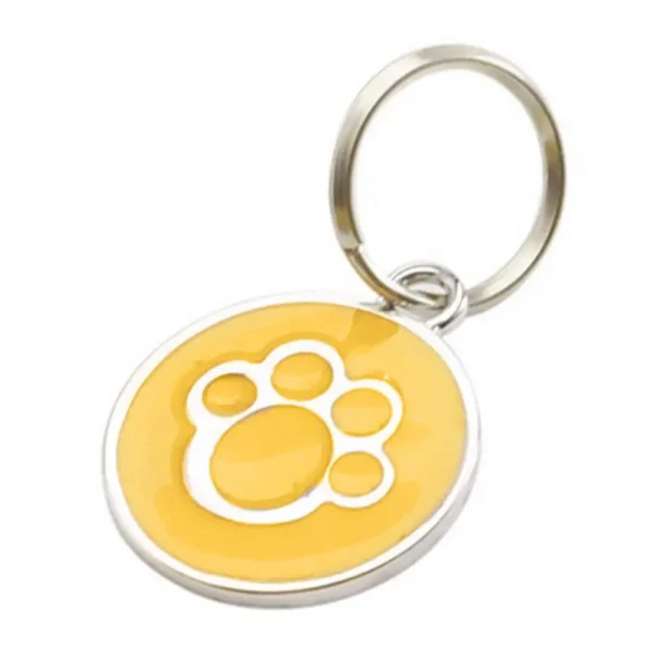 Anti-lost Puppy Dog Cat Collar ID Tags Pendant Mini Claw Print Pet Supplies Engraved Pet Dog Collar Accessories Stainless Steel - Image 6