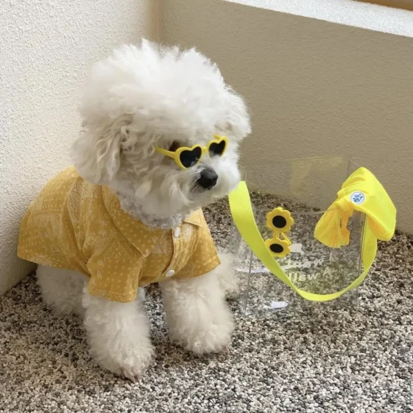 New love pet glasses dog cat cute creative fashion sunglasses sunglasses with jewelry pet beauty decoration supplies - Image 3