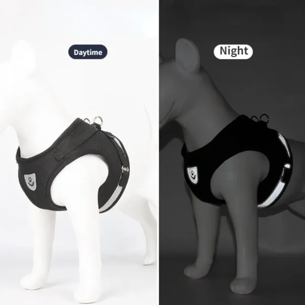 Pet Leash Undershirt Type Harness Breathable Reflective Adjustable Chest Harness Outdoor Dog Carrying Supplies - Image 3
