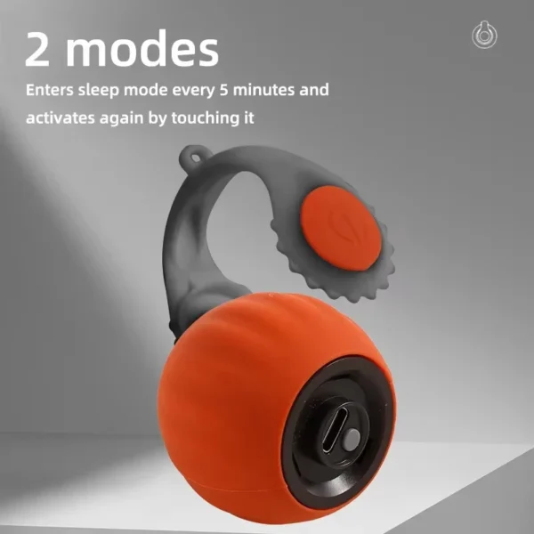 Cat Interactive Ball Toys Automatic Rolling Ball Faux Tail Rechargeable Smart Pet Electric Toy Dog Cat Training Imitate Mouse - Image 5