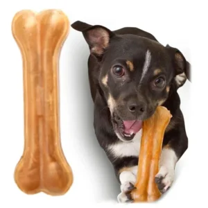 Bite Resistant Cowhide Bone for Puppy, Clean Teeth, Pet Dog Snack Food for Small Medium Large Dogs, Pitbull Chew Pets Supplies