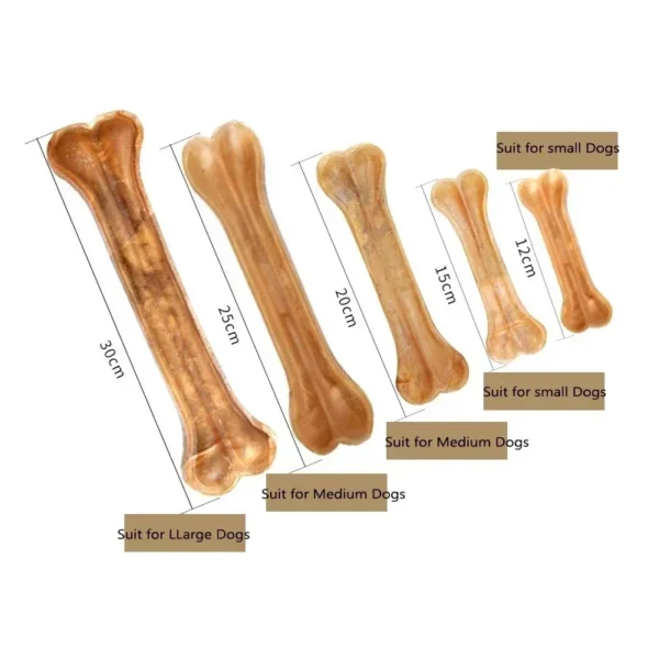 Bite Resistant Cowhide Bone for Puppy, Clean Teeth, Pet Dog Snack Food for Small Medium Large Dogs, Pitbull Chew Pets Supplies - Image 5
