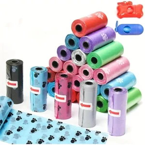 Rolls Dog Poop Bag Outdoor Cleaning Poop Bag Outdoor Clean Pets Supplies for Dog Bags Roll Refill Garbage Bag Pet Supplies