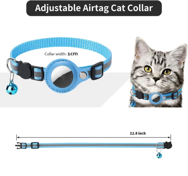 Airtag Case Collar for Cat with Protective Case for Anti Lost Locator Tracker Dog Accessories Reflective Pet Collar Pet Supplies - Image 4