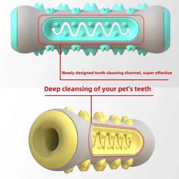 Pet Supplies Wholesale Amazon New Product Dog Toys Molar Stick Resistant to Chewing Teeth Cleaning Dog Toothbrush Feeder - Image 4
