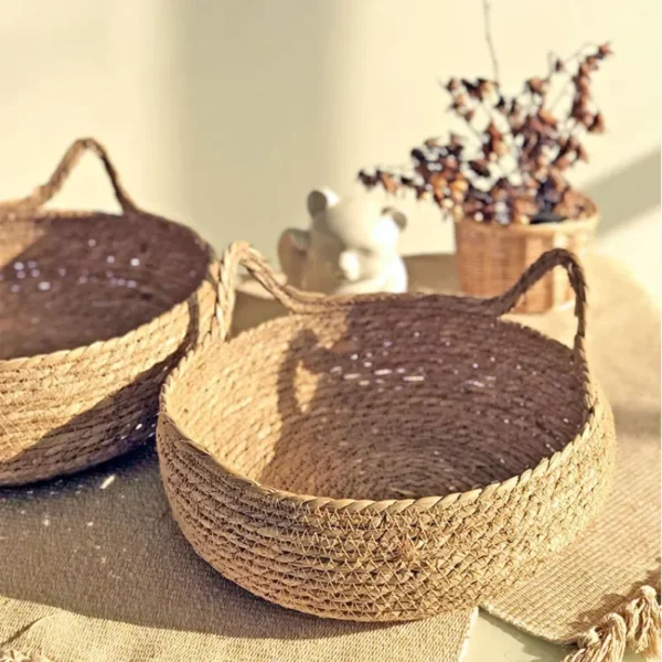 Four Seasons Universal Pure Handmade Vine Woven Cat Nest Seasonal Warmth Pad Detachable Washable Winter Pet Supplies Accessories - Image 3