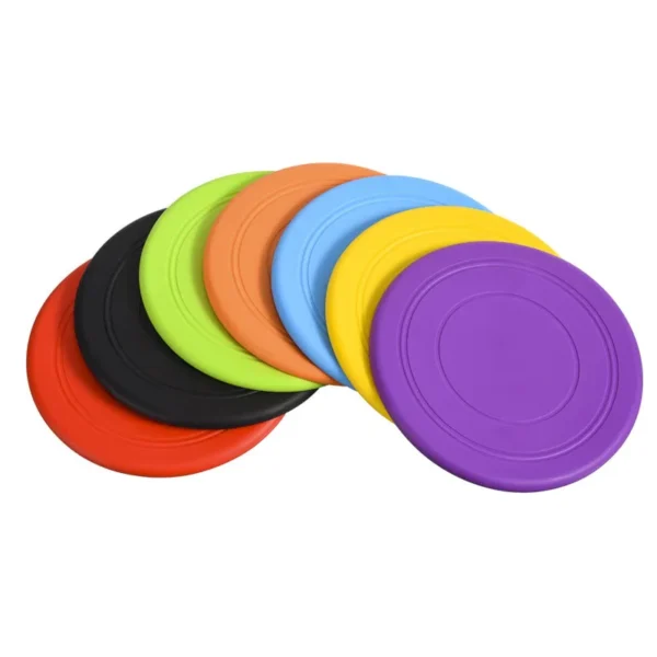 7 Colors Silicone Flying Saucer Funny Dog Cat Toy Dog Game Flying Discs Resistant Chew Puppy Training Interactive Pet Supplies - Image 2