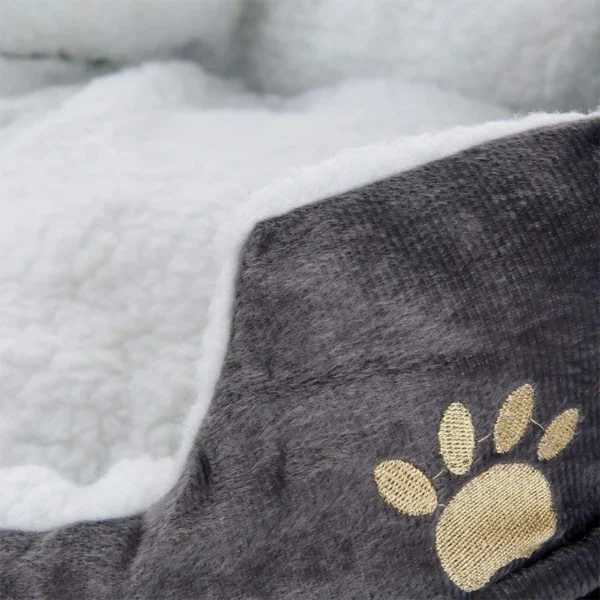 Pet Dog Sofa Bed Provides Warmth For Small Dogs Cat And Dog Mattress Pet Kennel Thickened Washable Plush Pet Supplies - Image 3