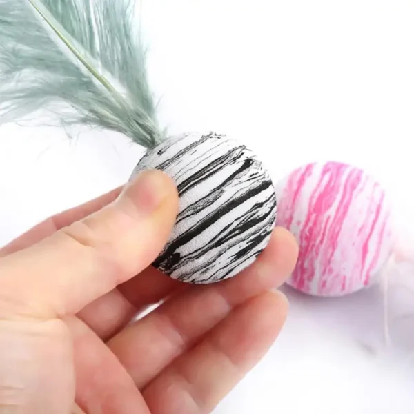 Cat toy Ball Funny Cat Toy Star Ball Plus Foam Ball Throwing Toys Interactive Plush Toys Pet Supplies katten toy - Image 3