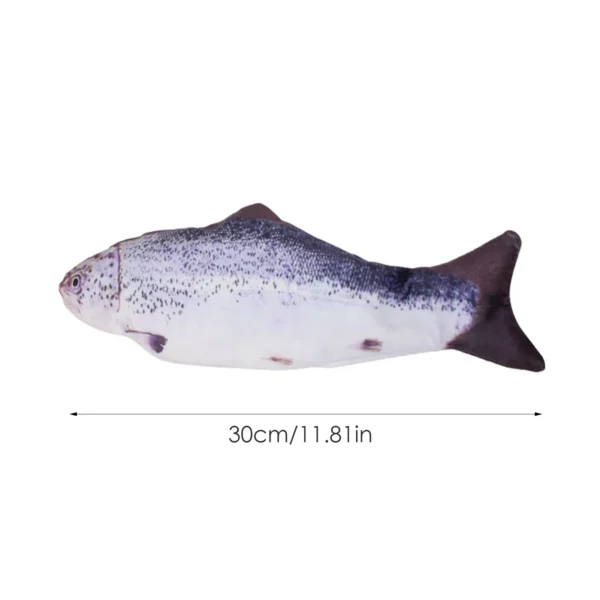 Cat Toys Fish USB Charger Fish Interactive Electric Floppy Fish Cat Toy Realistic Pet Cats Chew Bite Toys Pet Supplies Cats Dog - Image 3