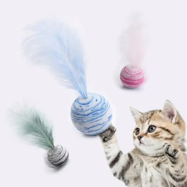 Cat toy Ball Funny Cat Toy Star Ball Plus Foam Ball Throwing Toys Interactive Plush Toys Pet Supplies katten toy - Image 4
