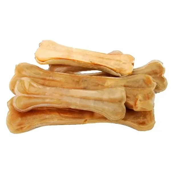 Bite Resistant Cowhide Bone for Puppy, Clean Teeth, Pet Dog Snack Food for Small Medium Large Dogs, Pitbull Chew Pets Supplies - Image 2