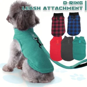 Warm Fleece Dogs Clothes Pet Dog Jacket Vest With D For Small Dog Cats Clothing French Bulldog Costumes Chihuahua Coat