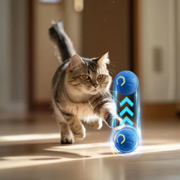 Smart Dog Toy Ball Electronic Interactive Pet Toy Moving Ball USB Automatic Bouncing for Puppy Cat Ball Toy Product - Image 5