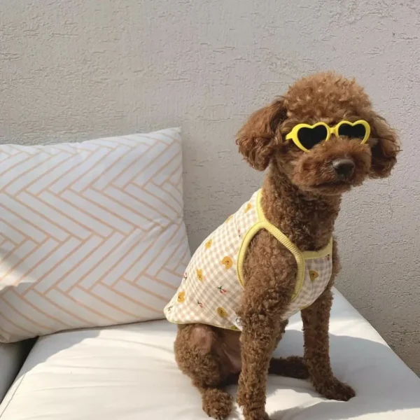 New love pet glasses dog cat cute creative fashion sunglasses sunglasses with jewelry pet beauty decoration supplies - Image 2