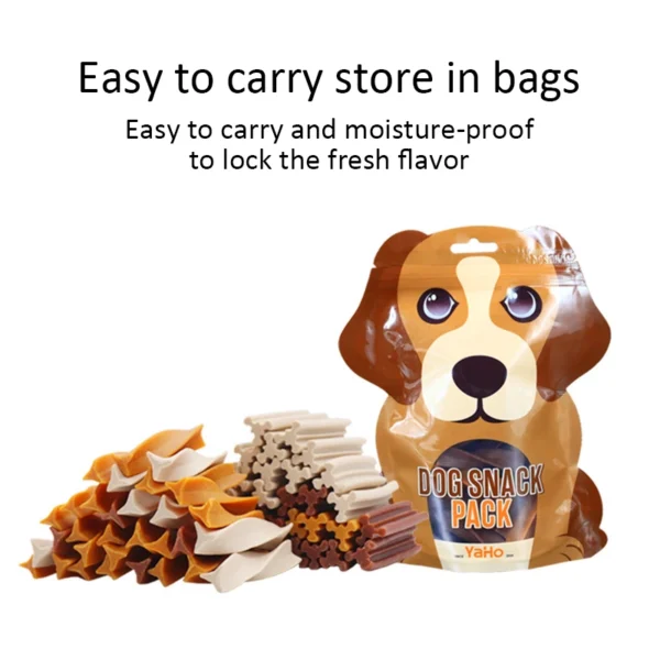 Dog Snacks Teething Stick 120g Mixed Flavor Tooth Cleaning Bone Fresh Breath Adult Dogs Puppy Training Reward Pet Snack Food - Image 5