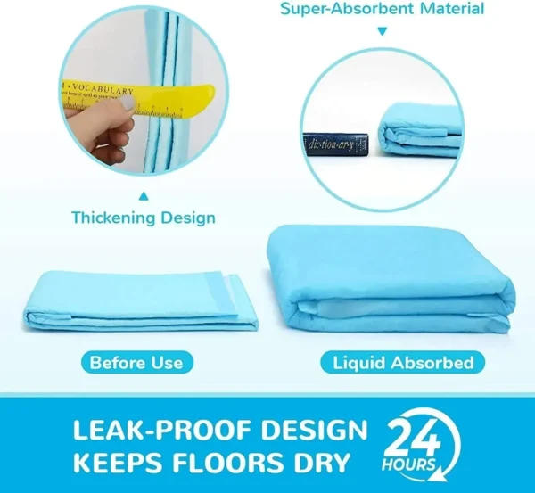 Super Absorbent Pet Diaper Dog Thick Pee Pads Quickdry Disposable Urine Nappy Mat For Cats Dog Diapers Deodorant Pet Supplies - Image 2