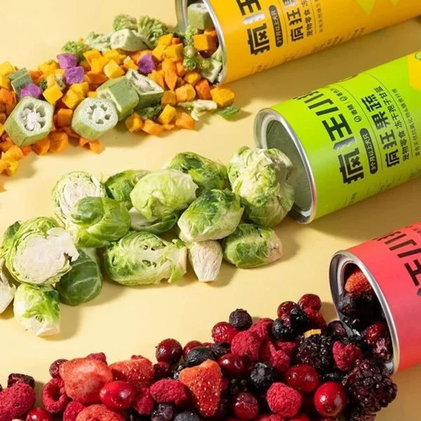 Pet Snacks Freeze Dried Spore Cabbage Vegetables Small Dog Puppy Dog Food Bibimbap Training Pet Snacks - Image 5