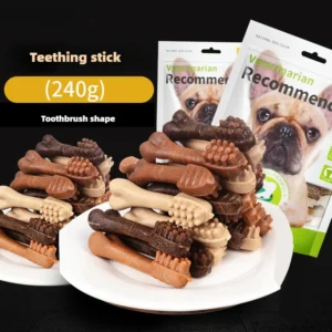 Dog Snacks Pet Teething Sticks Bite Resistant Pet Food Bone Dog Chew Snacks Training Pet Dog Food Small Medium-sized Teddy