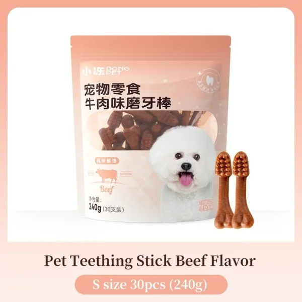 Dog Snacks Teeth Grinding Stick Puppies Medium and Large Dogs Teeth Bone Teddy Bears Bite Tolerance Training Dog Snacks Pet Food - Image 5
