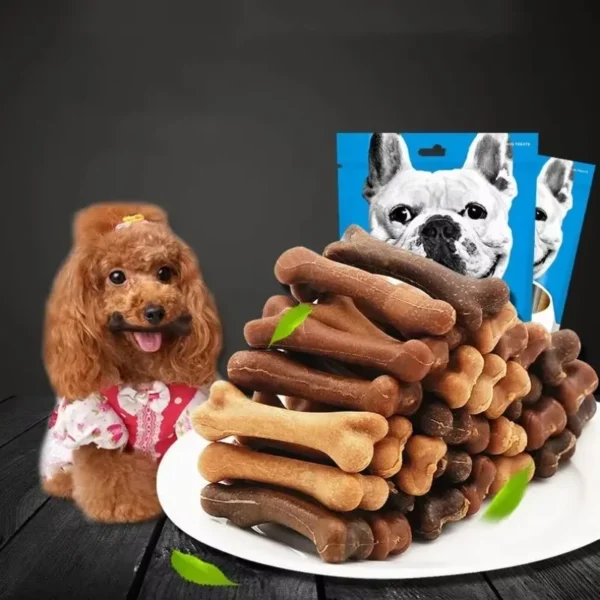 Dog Snacks Pet Teething Sticks Bite Resistant Pet Food Bone Dog Chew Snacks Training Pet Dog Food Small Medium-sized Teddy - Image 5