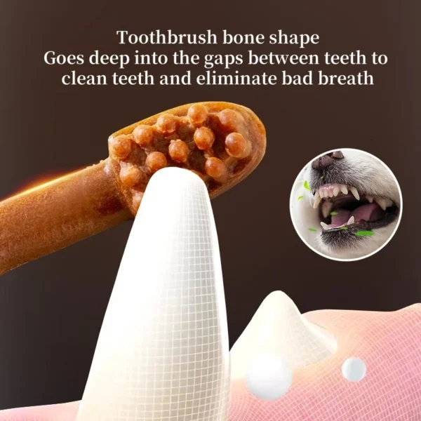 Dog Snacks Teeth Grinding Stick Puppies Medium and Large Dogs Teeth Bone Teddy Bears Bite Tolerance Training Dog Snacks Pet Food - Image 2