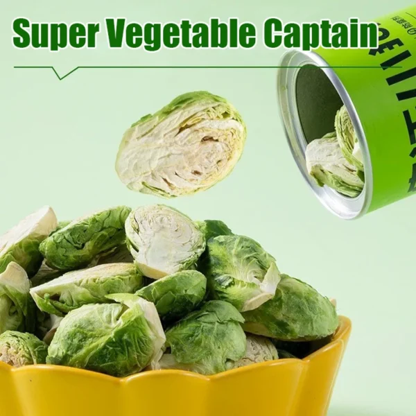 Pet Snacks Freeze Dried Spore Cabbage Vegetables Small Dog Puppy Dog Food Bibimbap Training Pet Snacks - Image 2