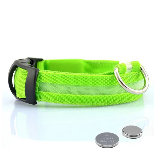 Led Dog Collar Light Anti-lost Collar For Dogs Puppies Night Luminous Supplies Pet Products Accessories USB Charging/Battery - Image 5